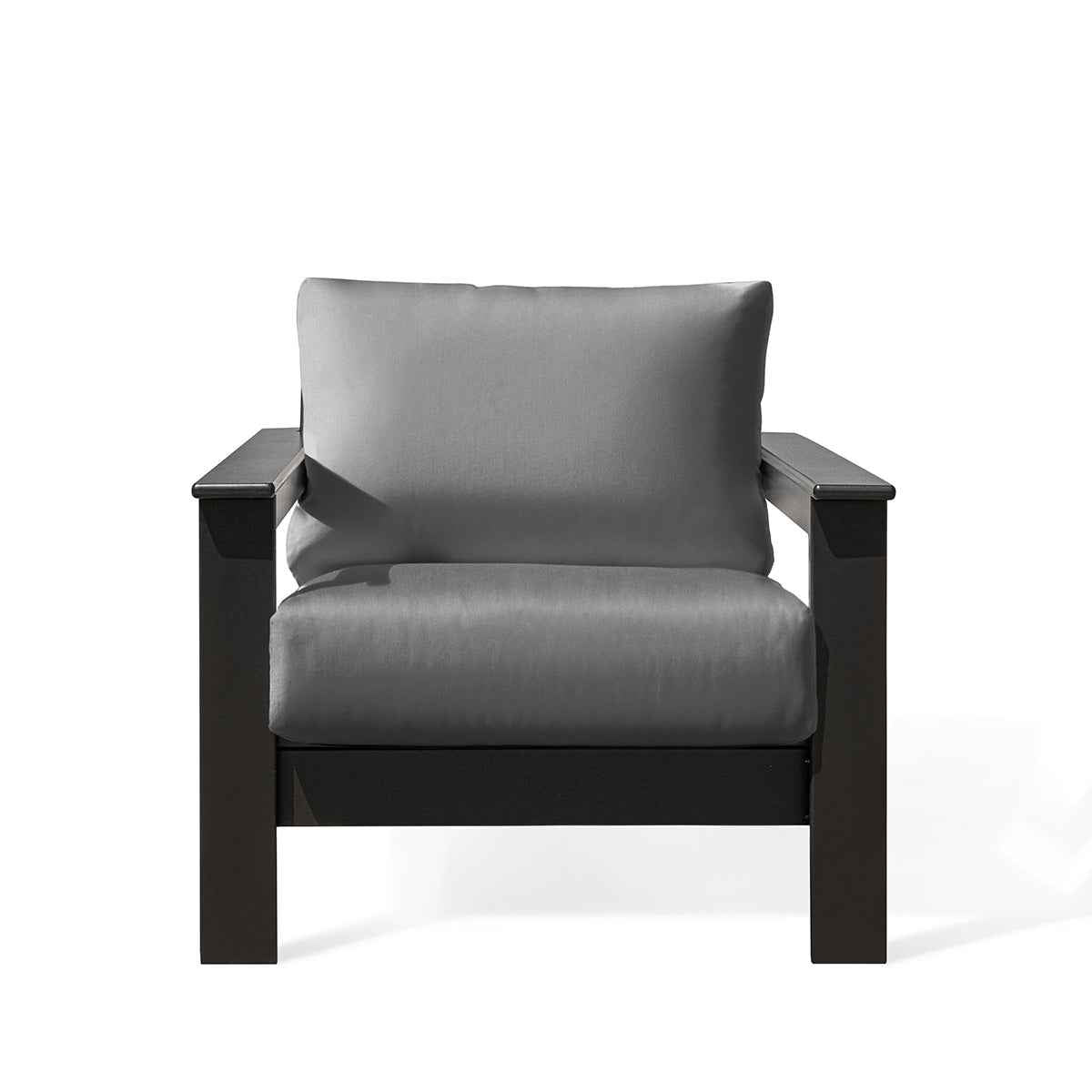 Hickory Polymer Outdoor Club Chair with Sunbrella® Cushions