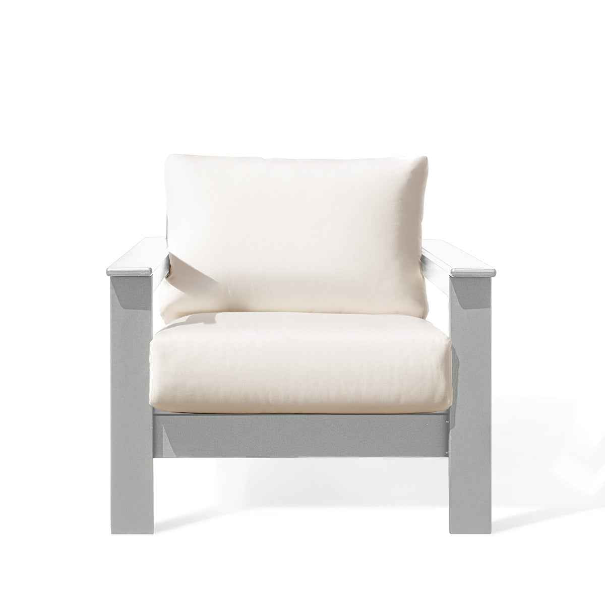 Hickory Polymer Outdoor Club Chair with Sunbrella® Cushions