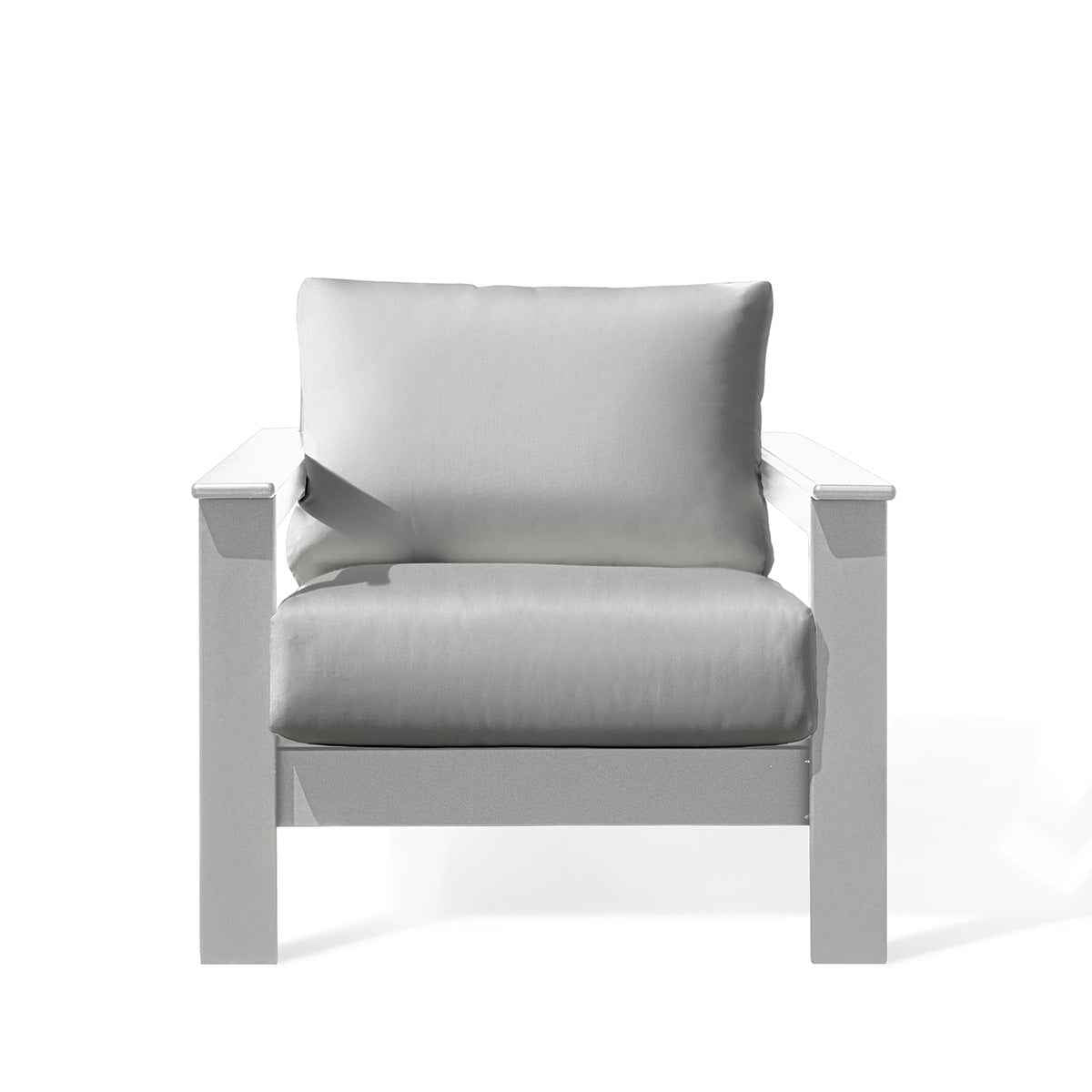 Hickory Polymer Outdoor Club Chair with Sunbrella® Cushions