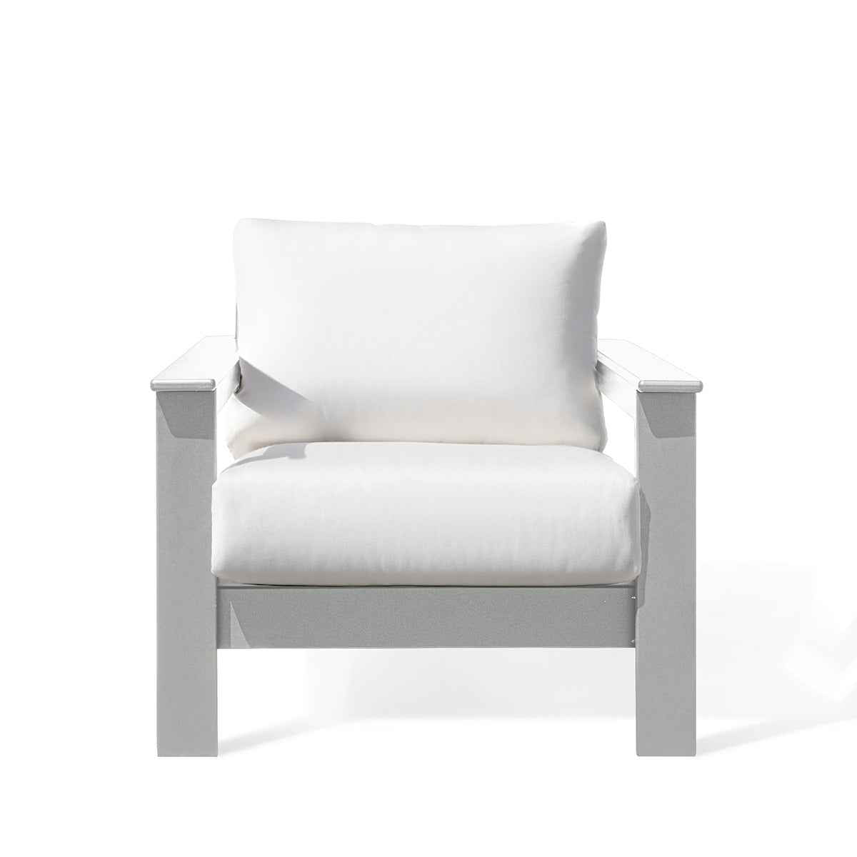 Hickory Polymer Outdoor Club Chair with Sunbrella® Cushions
