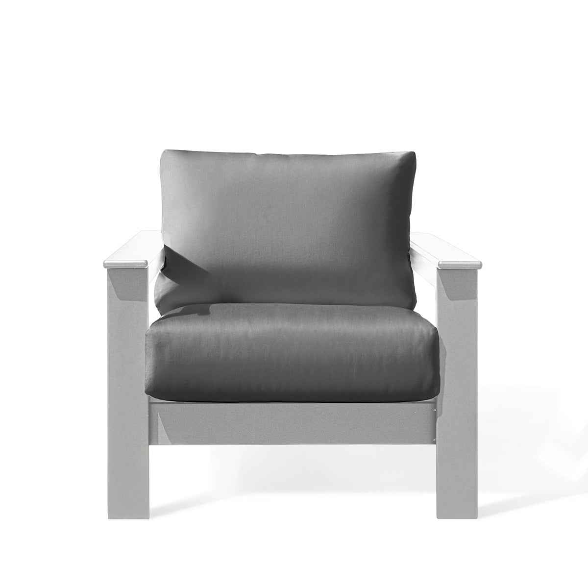 Hickory Polymer Outdoor Club Chair with Sunbrella® Cushions