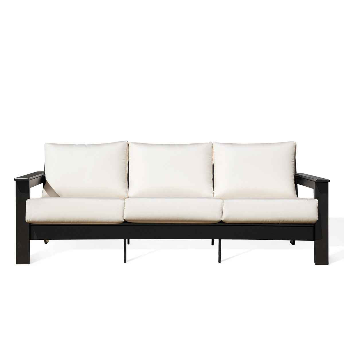 Hickory Polymer Outdoor Sofa with Sunbrella® Cushions