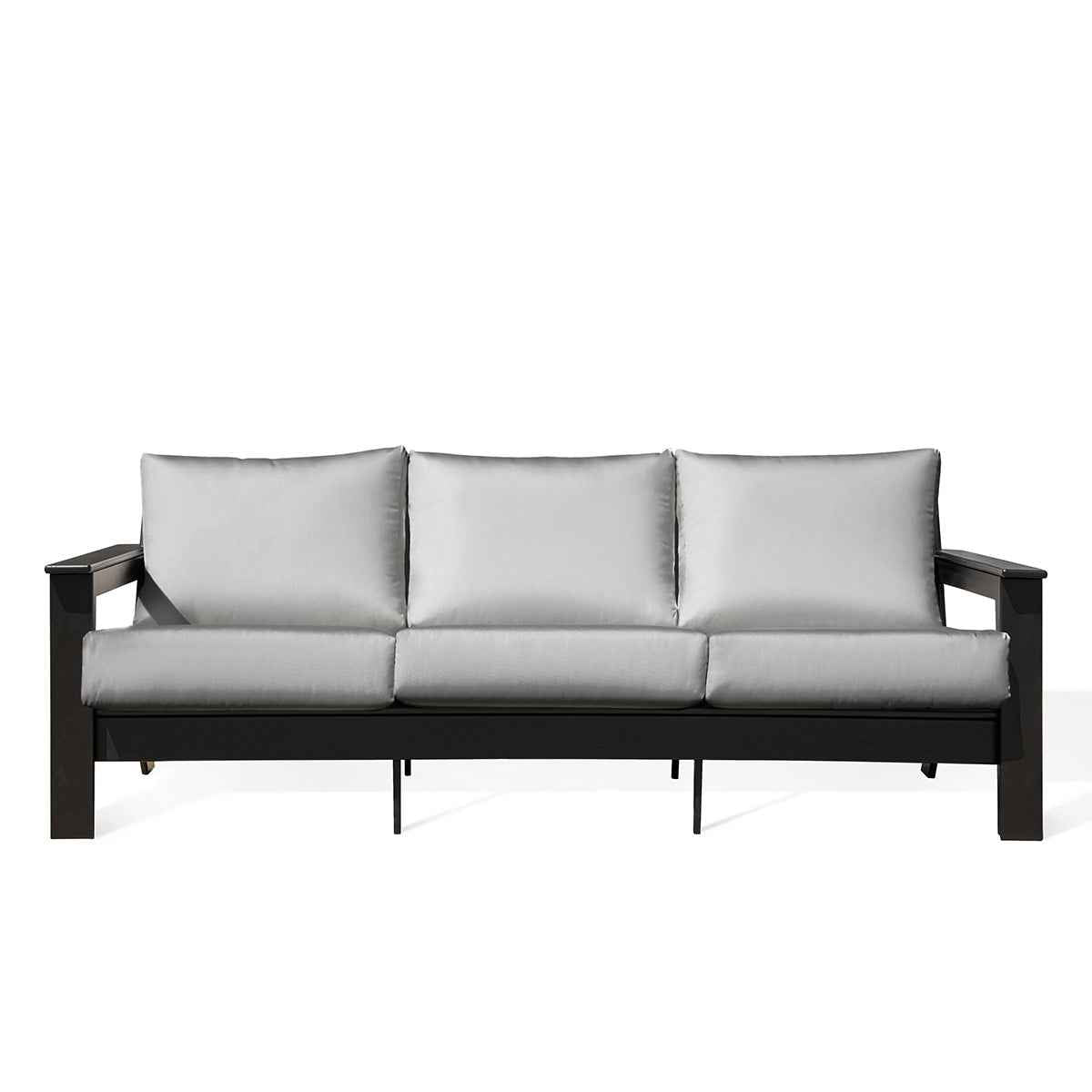 Hickory Polymer Outdoor Sofa with Sunbrella® Cushions