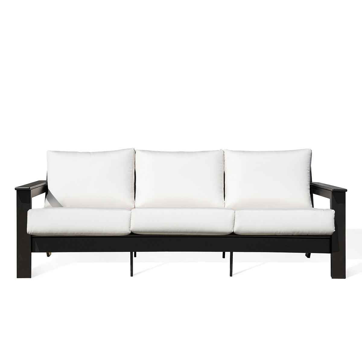 Hickory Polymer Outdoor Sofa with Sunbrella® Cushions