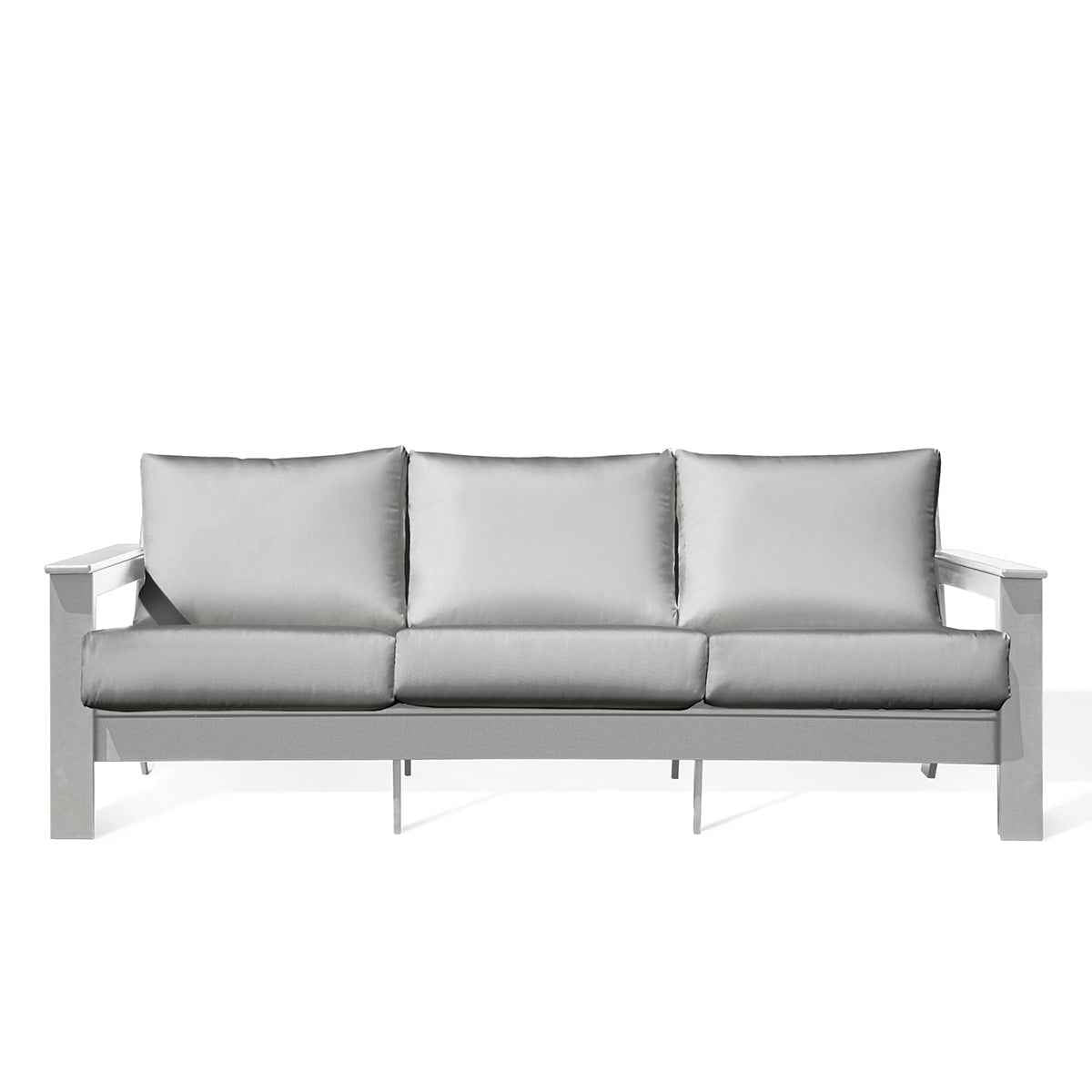 Hickory Polymer Outdoor Sofa with Sunbrella® Cushions