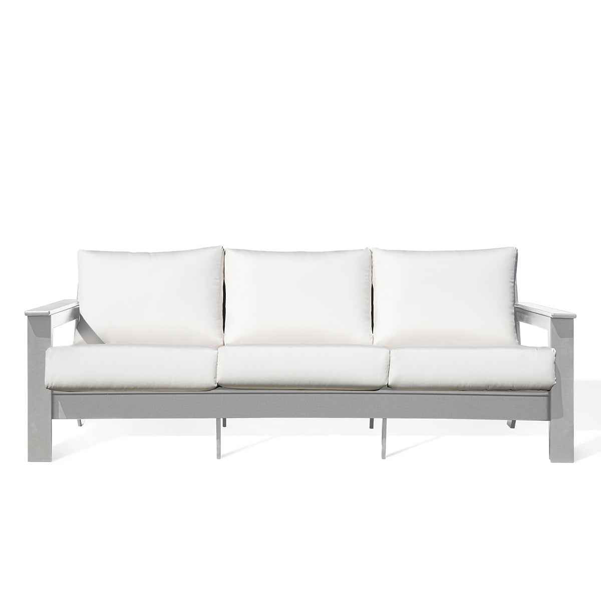 Hickory Polymer Outdoor Sofa with Sunbrella® Cushions
