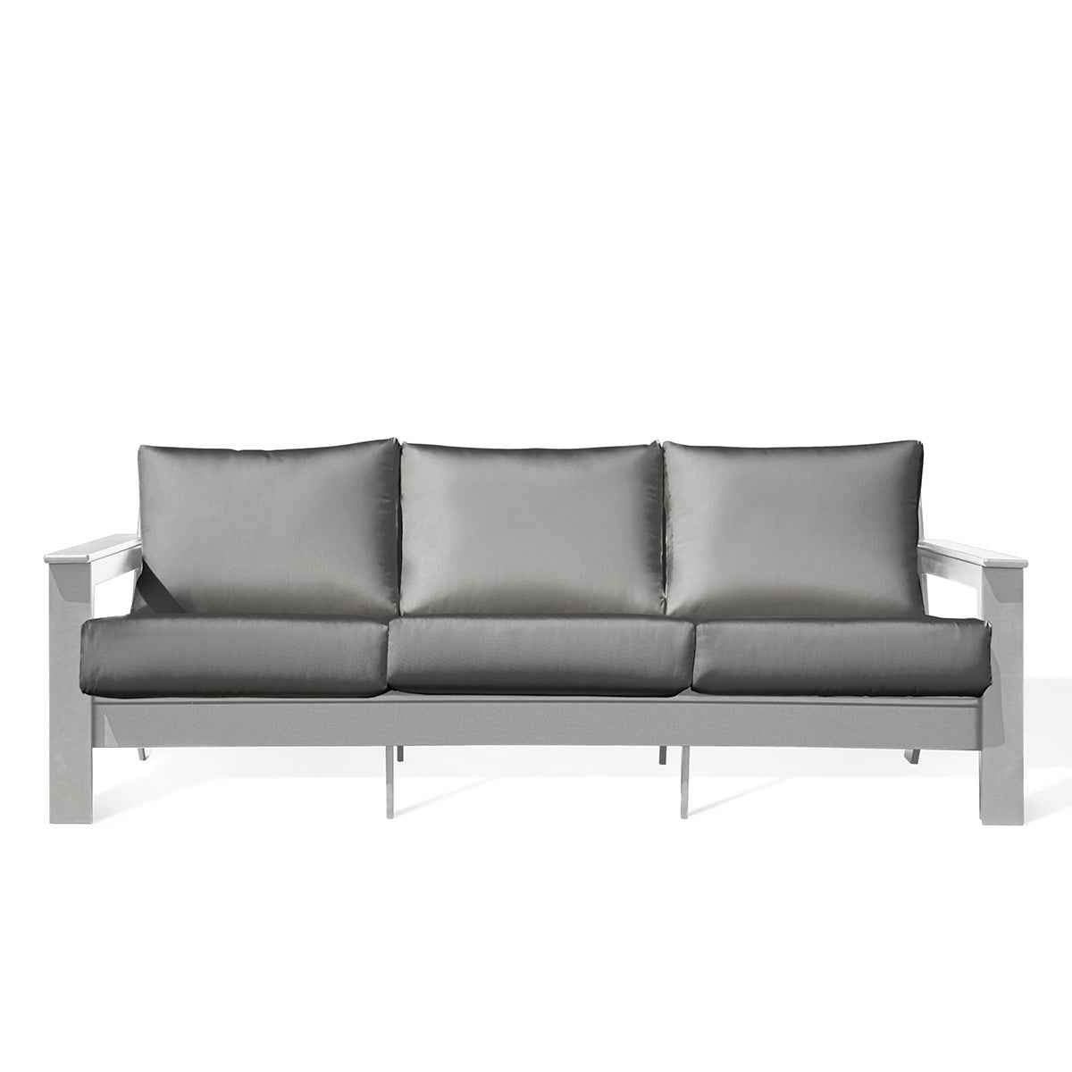 Hickory Polymer Outdoor Sofa with Sunbrella® Cushions
