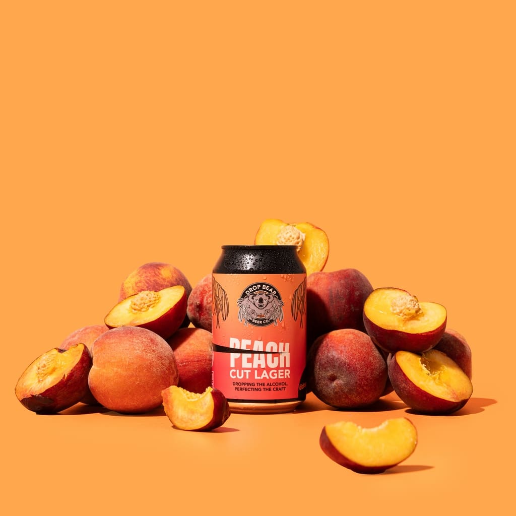 Drop Bear Peach Cut Lager - Refreshing Craft Beer Experience