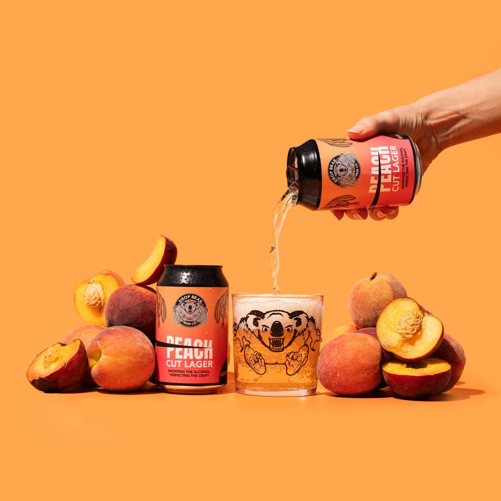 Drop Bear Peach Cut Lager - Refreshing Craft Beer Experience