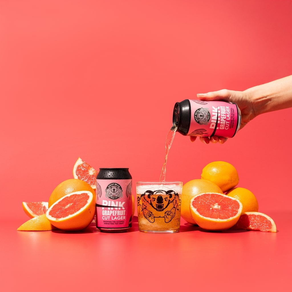 Drop Bear Pink Grapefruit Lager - Refreshing Citrus Flavor in Every Sip