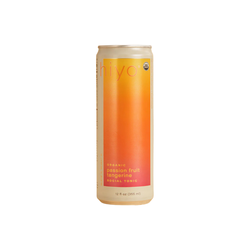 Hiyo Passion Fruit Tangerine Seltzer - Refreshing Sparkling Beverage