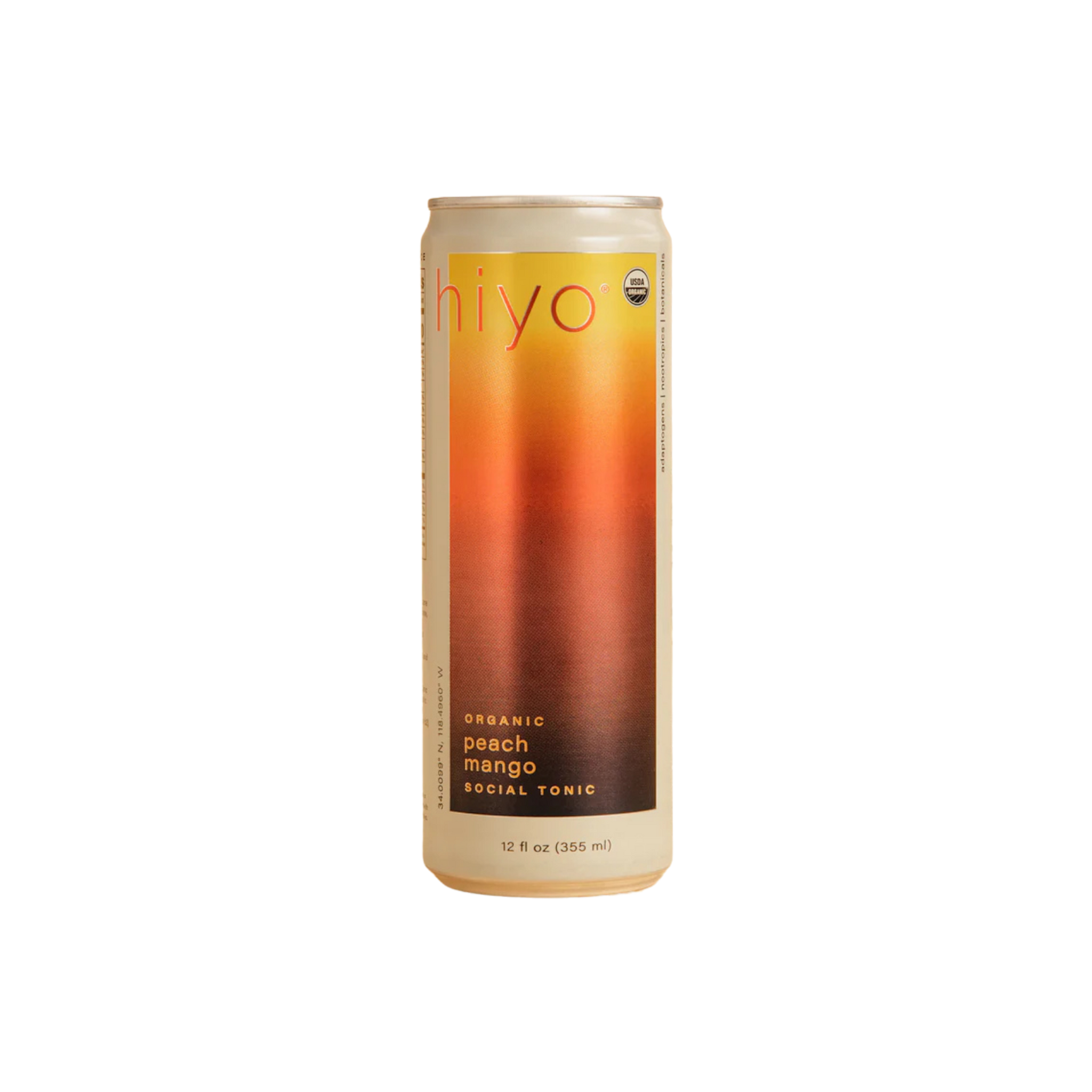 Hiyo Peach Mango Seltzer with Zeno Bobal Rosé Wine Infusion