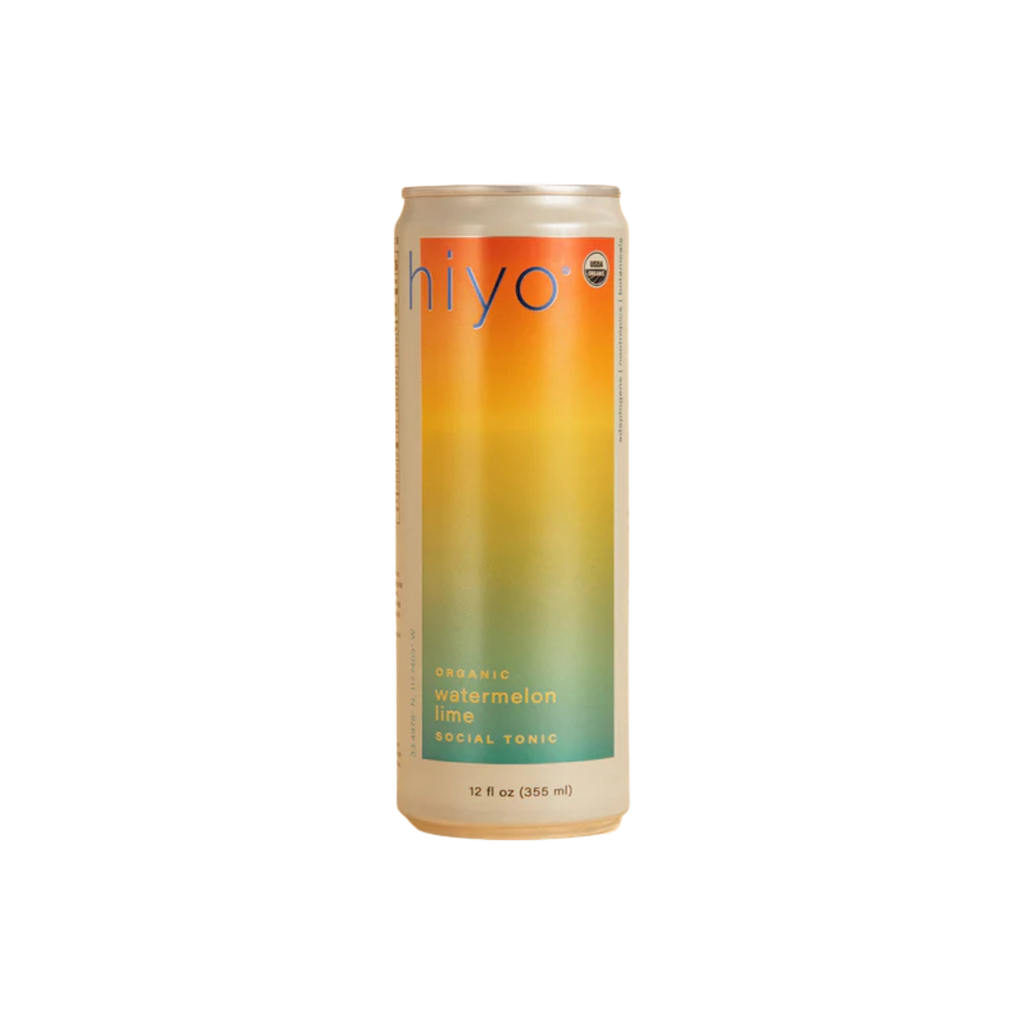 Hiyo Watermelon Lime Seltzer - Refreshing Flavored Sparkling Beverage