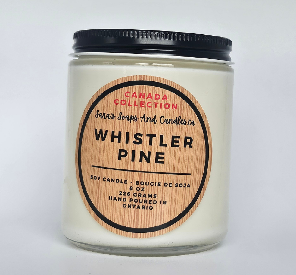 Whistler Pine Soy Candle - 8 oz - Shopthatapp.ca