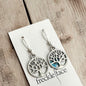 Tree Silhouette Earrings in Matte & Polished Silver Options - Shopthatapp.ca