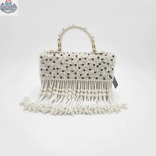 Elevate Your Style with the UNAPOLOGETIC Luxury Pearl Sling Bag - Shopthatapp.ca