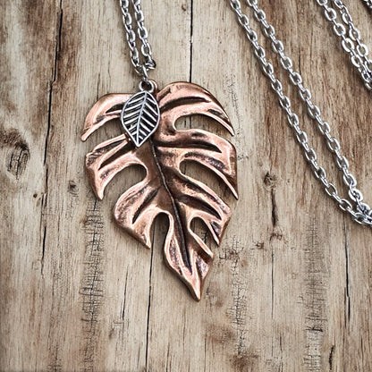 Palm Leaf Necklace - Shopthatapp.ca