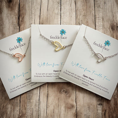 With Love From Freckle Face Heart - Open Heart Design - Shopthatapp.ca