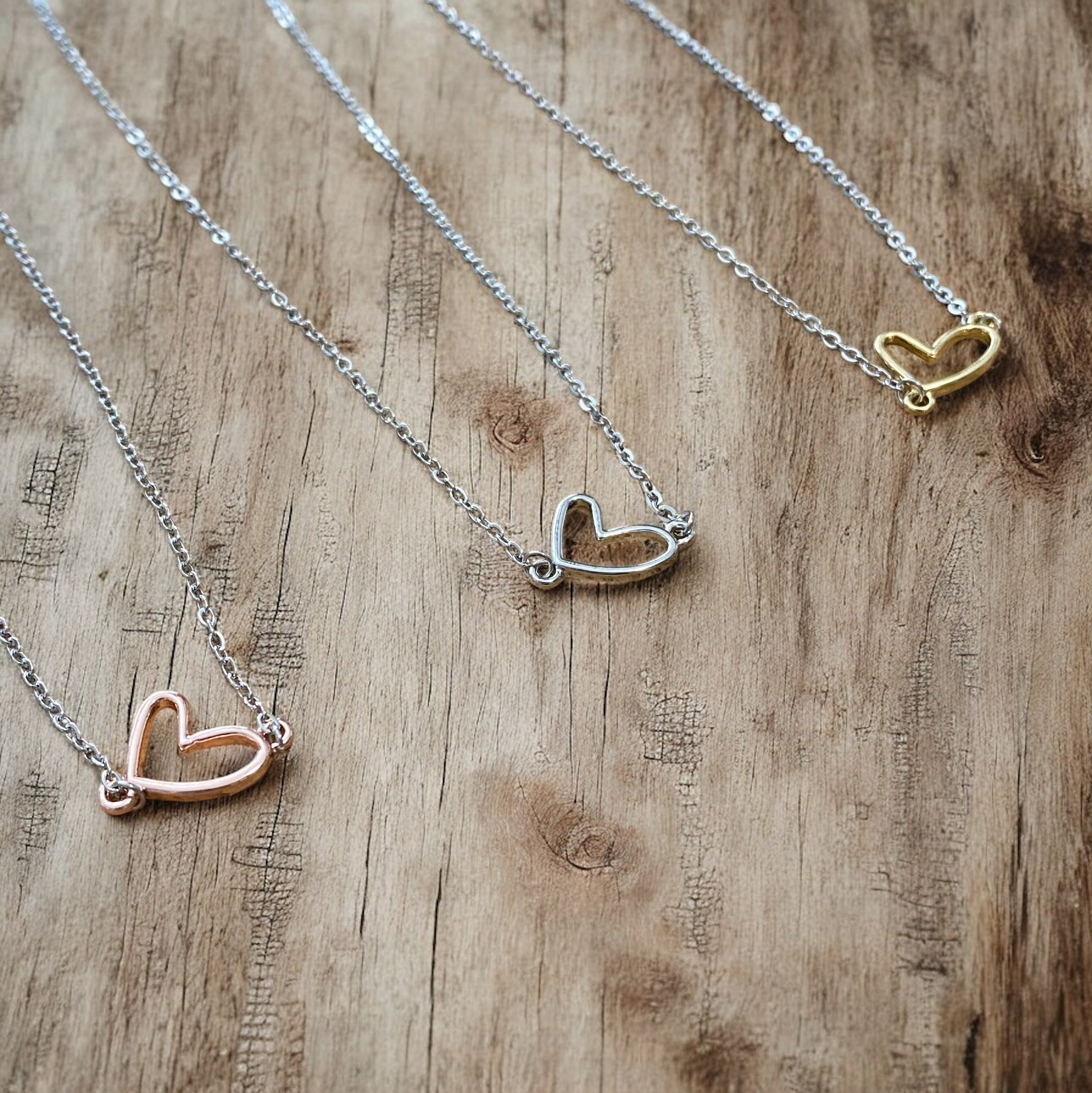 With Love From Freckle Face Heart - Open Heart Design