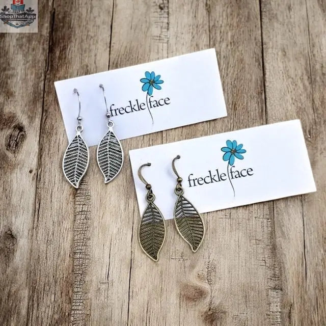Filigree Leaf Earrings – Lightweight Nature-Inspired Dangles - Shopthatapp.ca