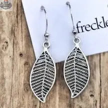 Filigree Leaf Earrings – Lightweight Nature-Inspired Dangles - Shopthatapp.ca