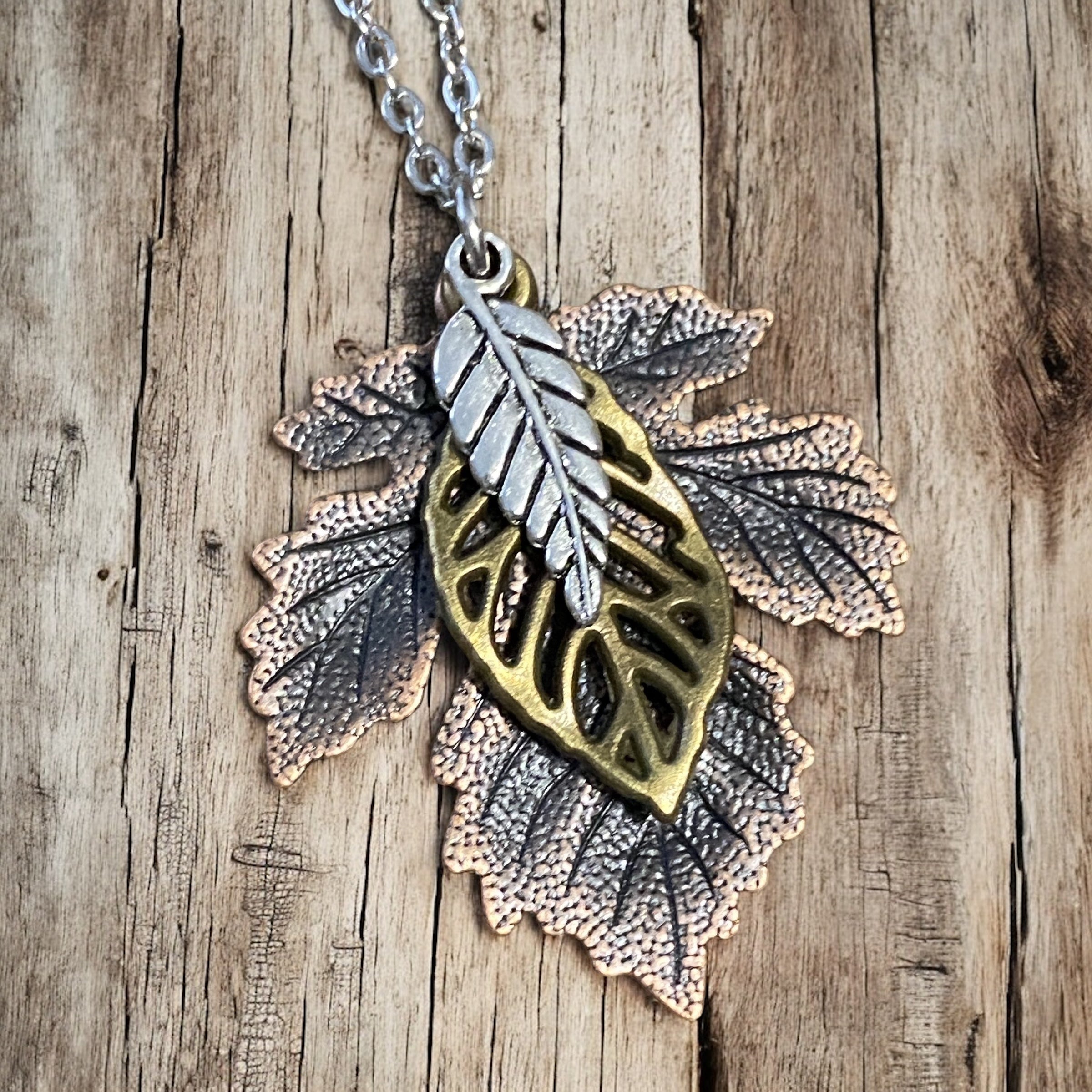 Maple Leaf Pendant Necklace for Nature Lovers