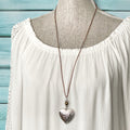 Heart Locket Necklace - Personalized Photo Keepsake Jewelry