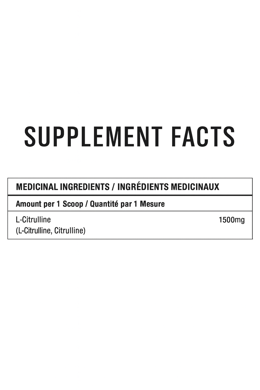 VNDL Project Pure L-Citrulline - Www.Shopthatapp.ca