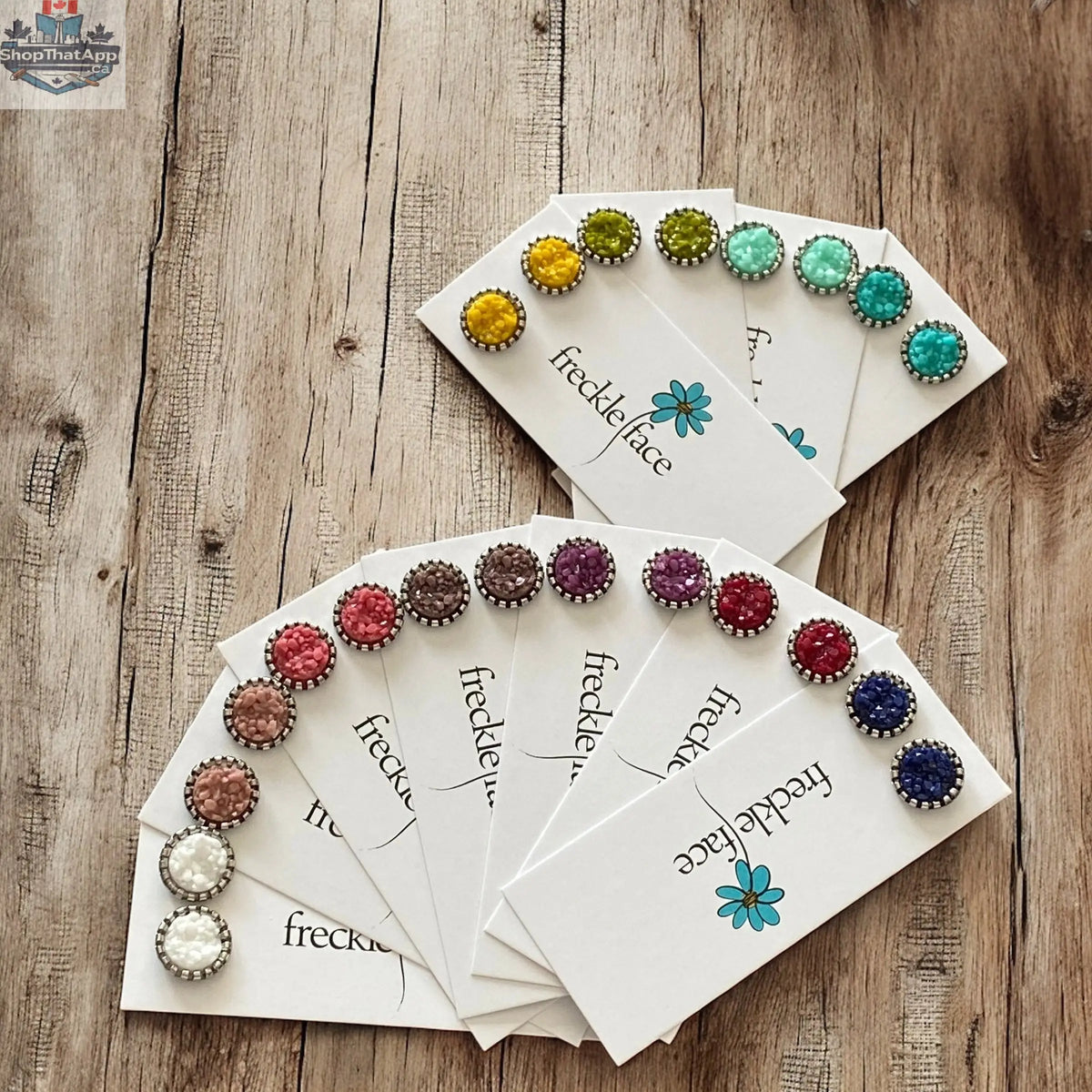 Matte Spring Color Studs 10mm - Shopthatapp.ca