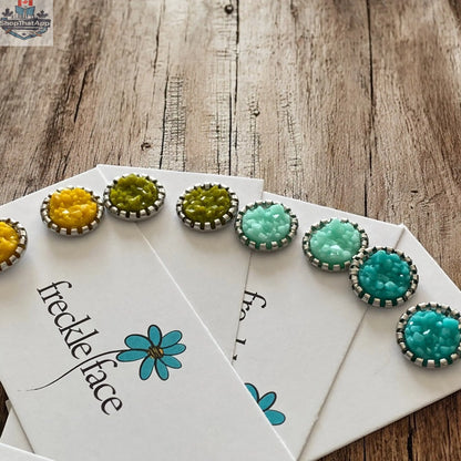 Matte Spring Color Studs 10mm - Shopthatapp.ca