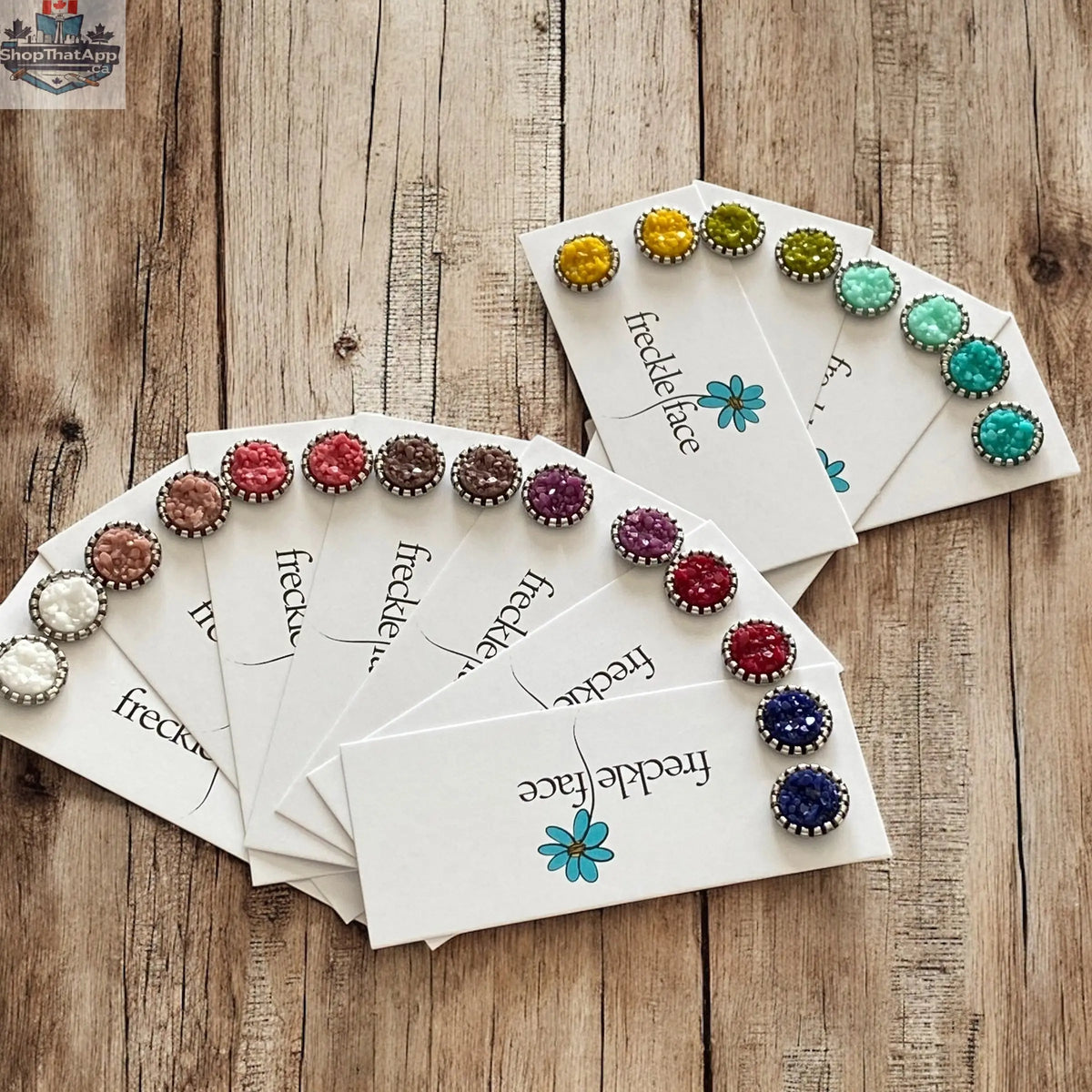 Matte Spring Color Studs 10mm - Shopthatapp.ca