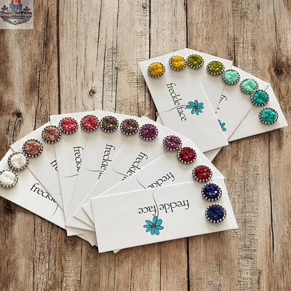 Matte Spring Color Studs 10mm - Shopthatapp.ca
