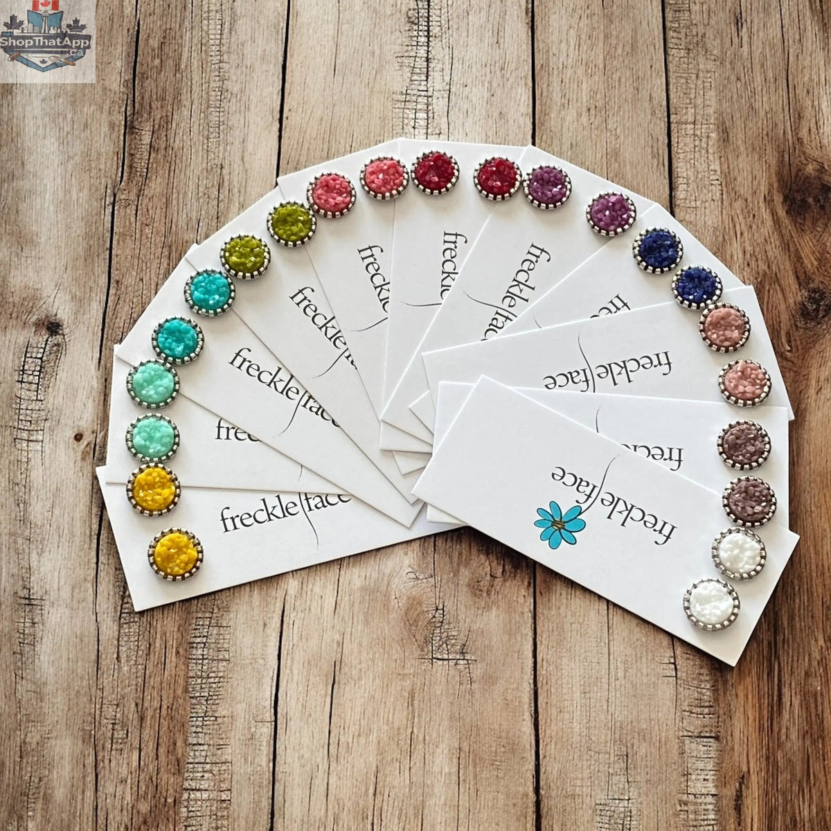 Matte Spring Color Studs 10mm - Shopthatapp.ca
