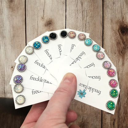Sparkly Spring Studs 10mm - Shopthatapp.ca