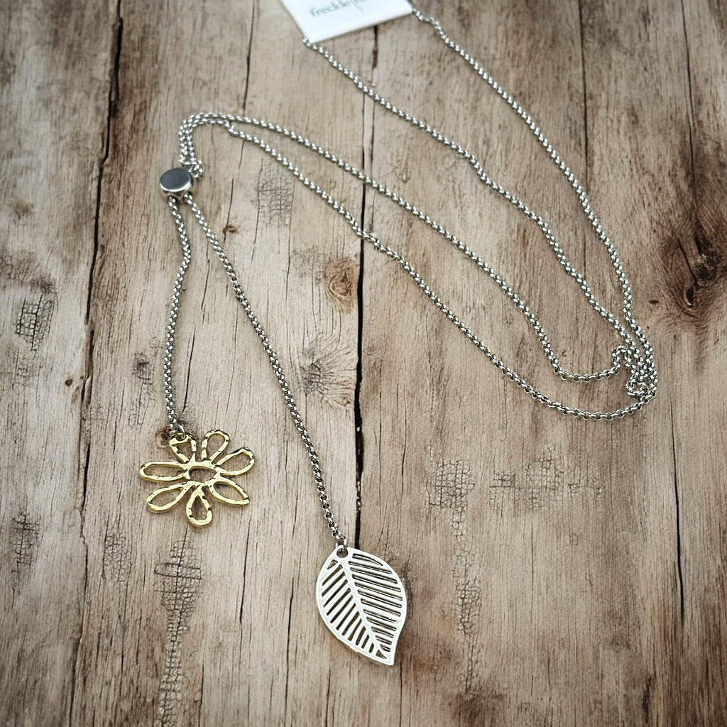 Flower Leaf Necklace - Elegant Floral Design for Every Occasion