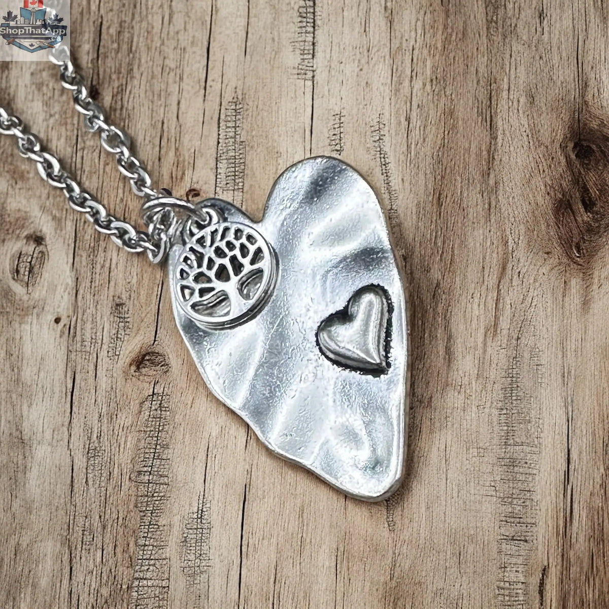 Heart Tree Necklace - A Symbol of Love and Nature - Shopthatapp.ca