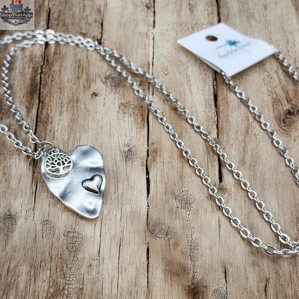 Heart Tree Necklace - A Symbol of Love and Nature - Shopthatapp.ca