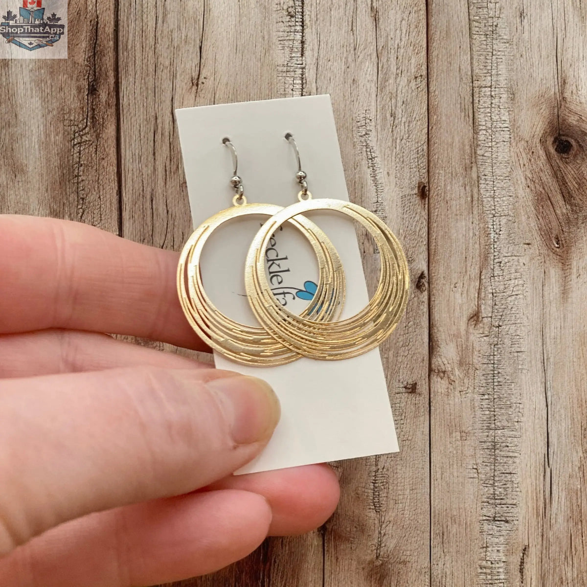 Lightweight Circle Earrings for Effortless Style - Shopthatapp.ca