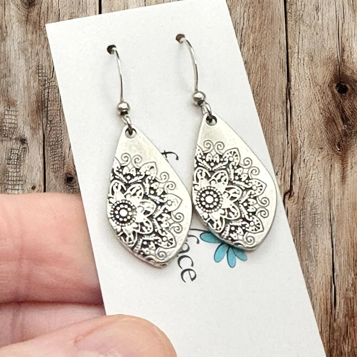 Mandala Hook Earrings - Shopthatapp.ca