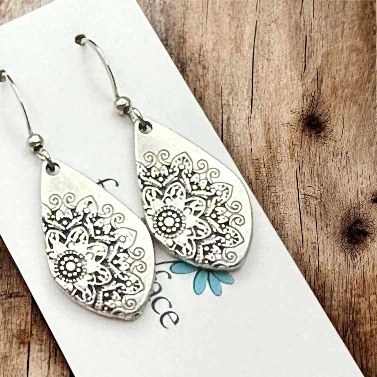 Mandala Hook Earrings - Shopthatapp.ca