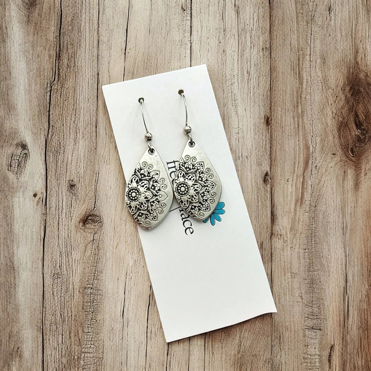 Mandala Hook Earrings - Shopthatapp.ca
