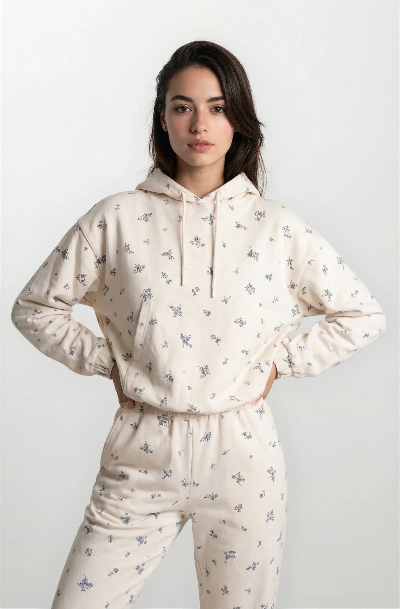 Posie Luxeflow Floral Leisure Set - Soft Everyday 2PC in Floral Design - Shopthatapp.ca
