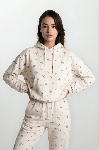 Posie Luxeflow Floral Leisure Set - Soft Everyday 2PC in Floral Design - Shopthatapp.ca