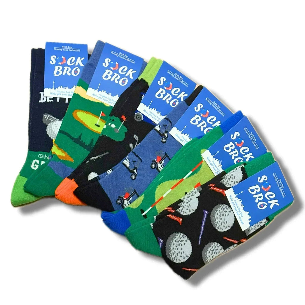 Golfer Sock Bundle - 6 Pack - Www.Shopthatapp.ca