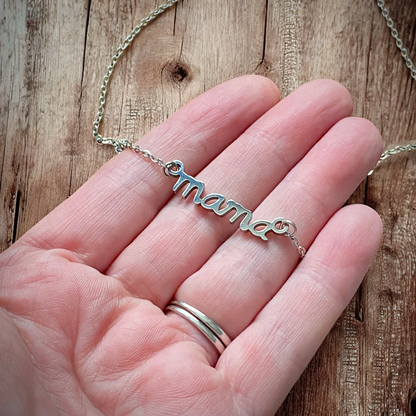 Stainless Steel Mama Necklace - Shopthatapp.ca