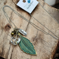 Patina Leaf Heart Tree Necklace for Nature Lovers - Shopthatapp.ca