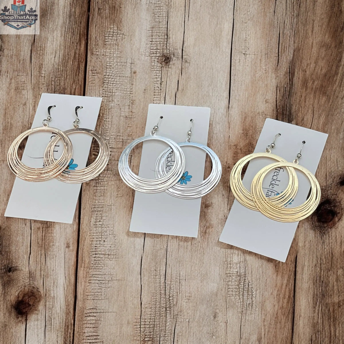 Lightweight Circle Earrings for Effortless Style - Shopthatapp.ca