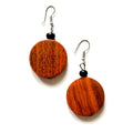 Wooden Disc Earrings - Unique Handmade Jewelry for a Natural Look - Shopthatapp.ca