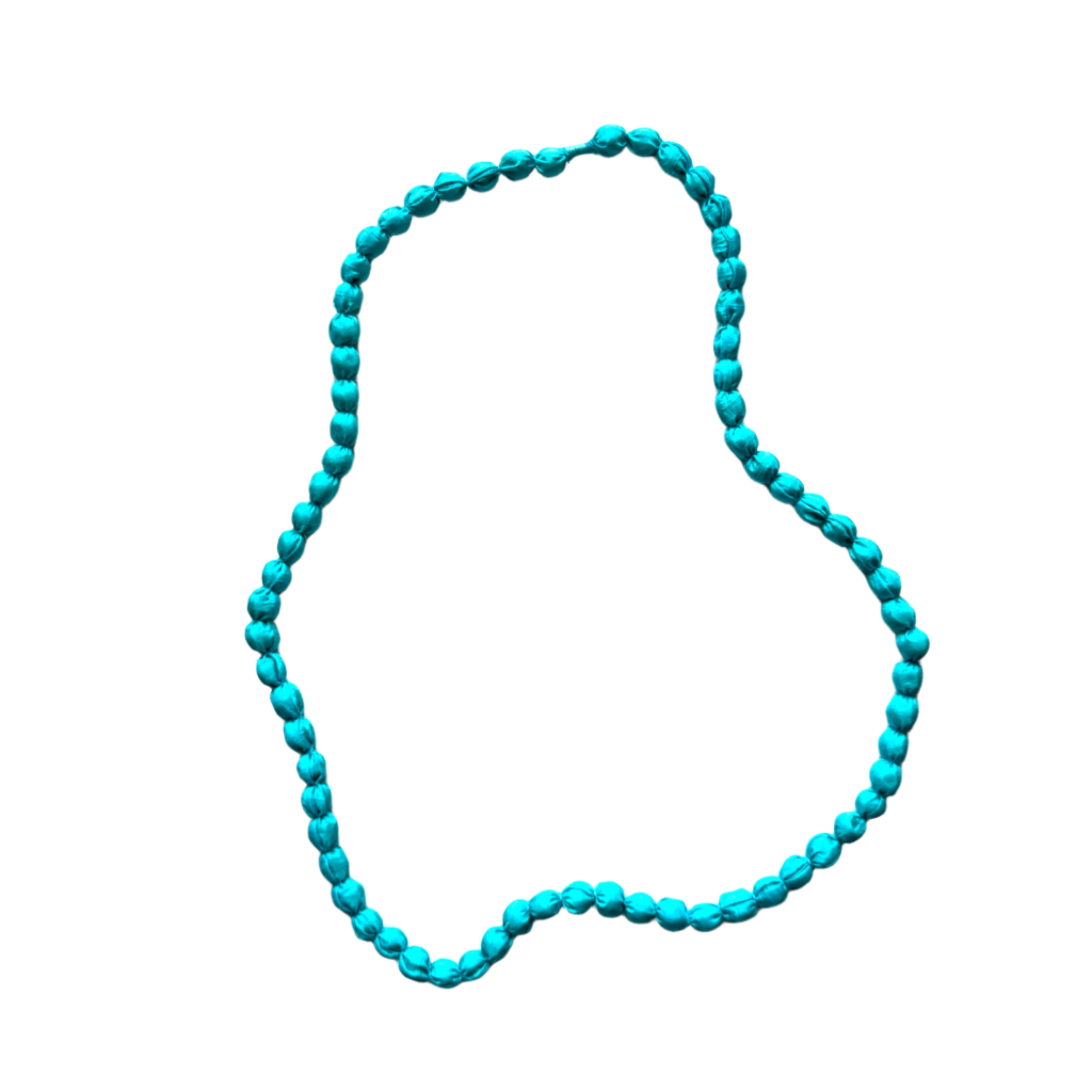 Single Strand Fabric Ball Necklace - Shopthatapp.ca