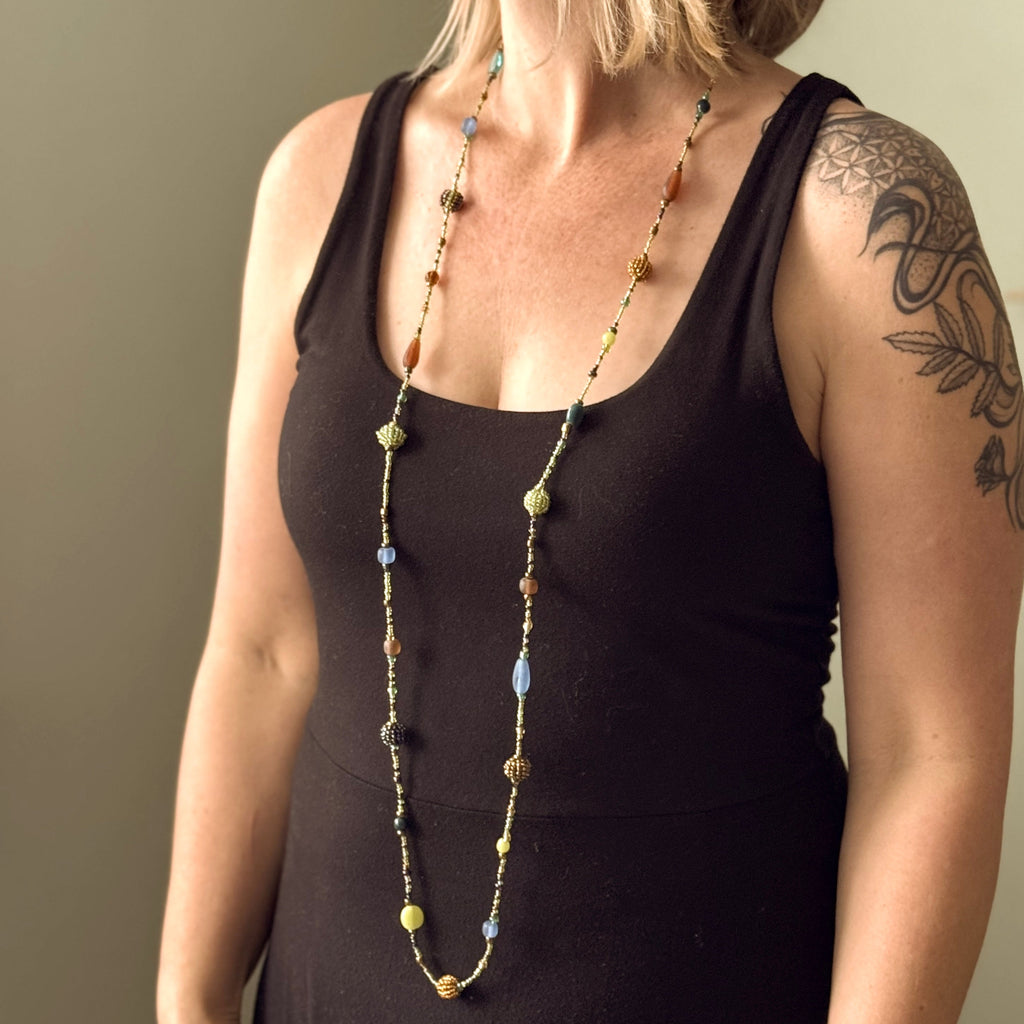 Small Beaded Ball Necklace - Shopthatapp.ca